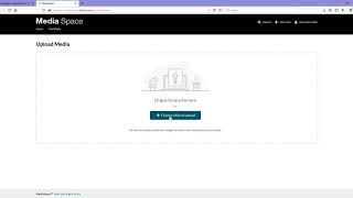 D2L for SRU Students Lesson 6   Upload to MediaSpace