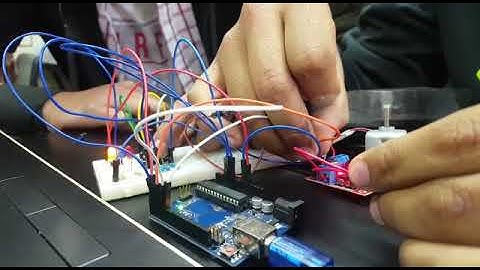 Arranque y paro de un motor con arduino