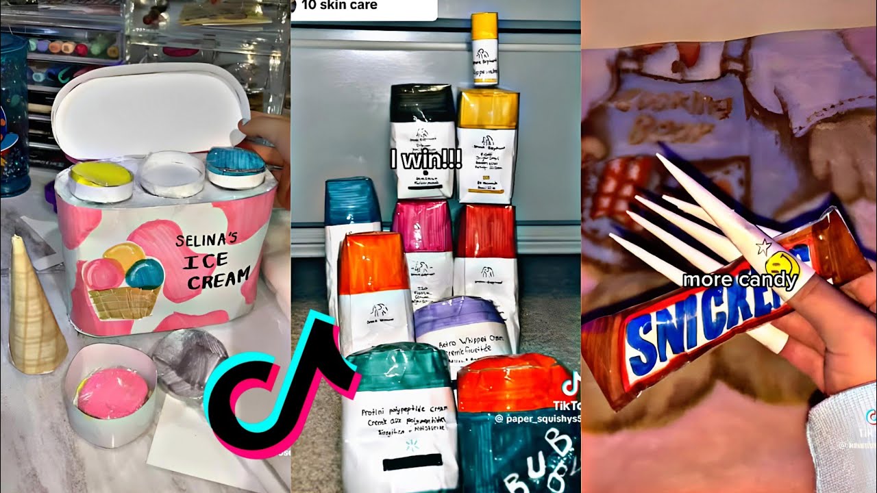 🌸PAPER SQUISHY - 🌼 TIKTOK  BEST COMPILATION 2024🌷 #3