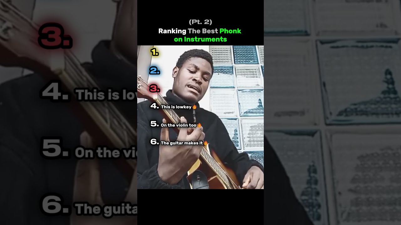 Ranking The Best Phonk On Instruments Pt 2 Shorts