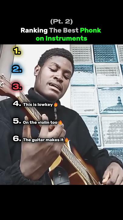 Ranking The Best Phonk on Instruments (pt. 2) #shorts #phonk #instruments