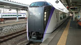 E353系 特急あずさ33号 松本駅発車