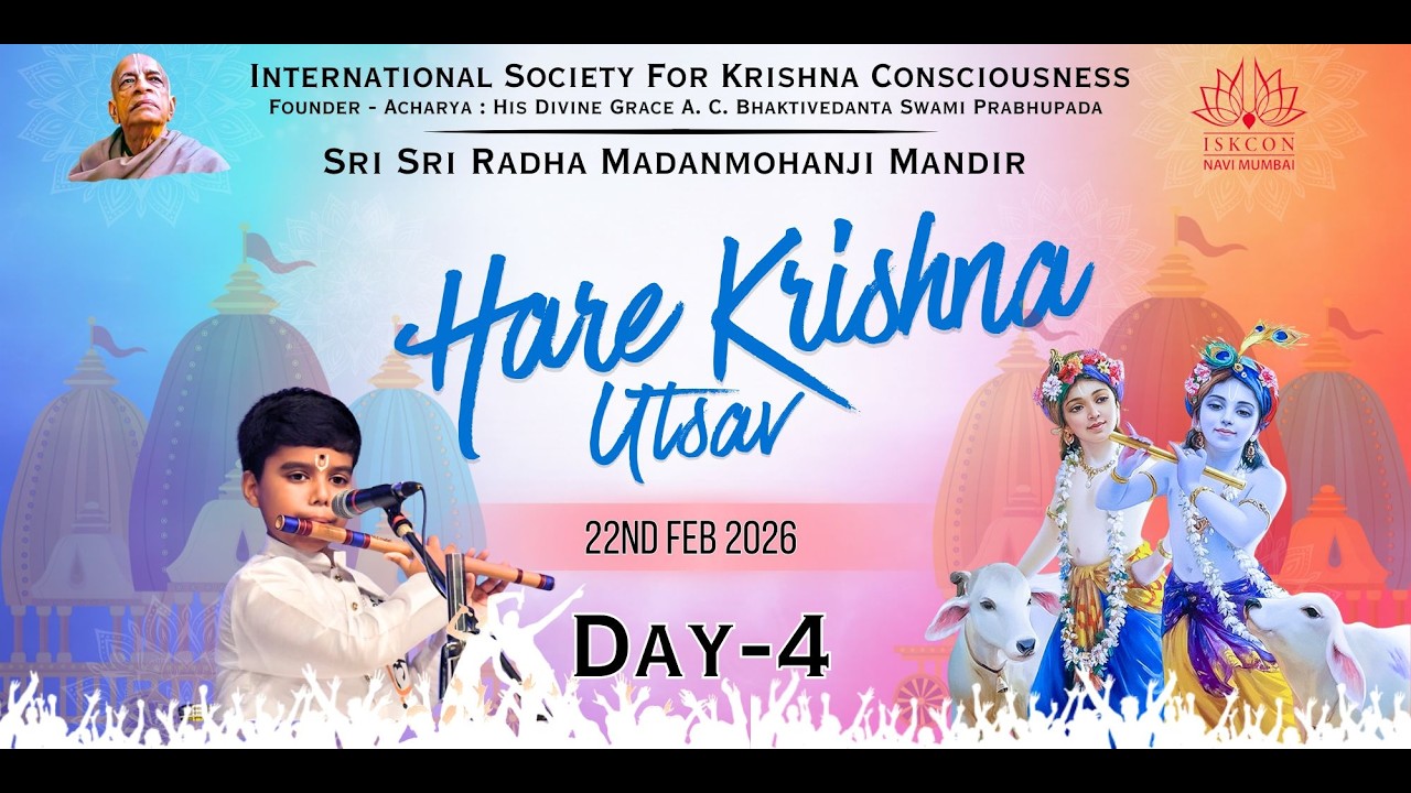 Hare Krishna Utsav 2026 || Day - 4 || ISKCON Navi Mumbai