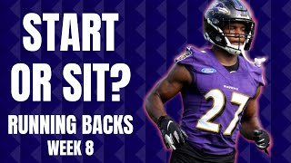 Week 8 Which Running Backs should you FLEX Fantasy Football Advice