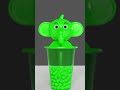 🌈 🍿Learn Colors with a Colorful Popcorn Surprise #shorts #kidseducation #kenttheelephant