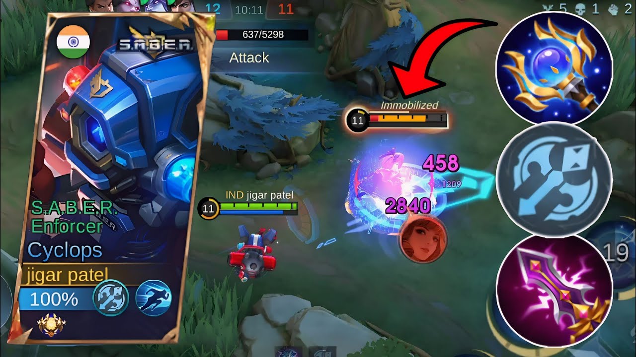 WTF DAMAGE !! CYCLOPS ONE HIT DAMAGE BUILD 2024 !! MOBILE LEGENDS BANG BANG !! CYCLOPS MLBB