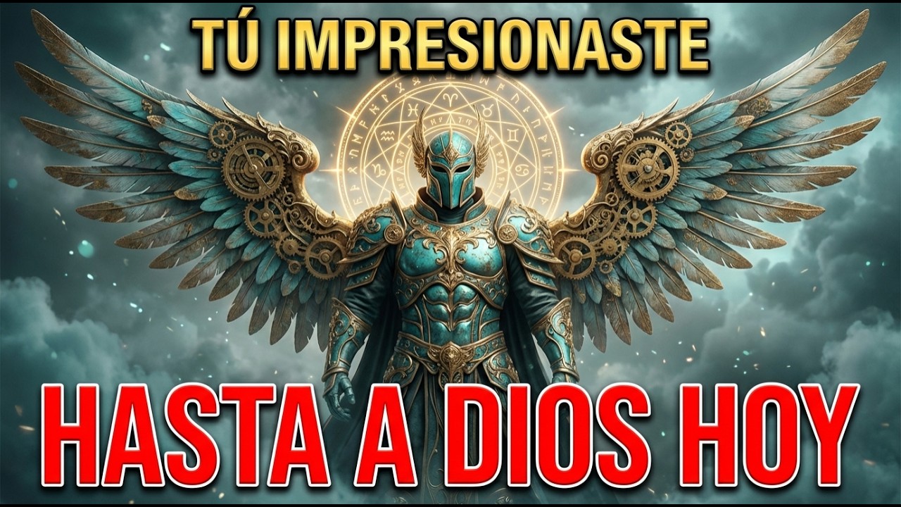 Elegido, hoy has impresionado incluso a Dios