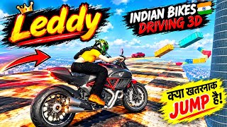 LADY ने मारी खतरनाक BIKE JUMP 😱🔥 | Indian Bikes Driving 3D | Crazy Stunt. screenshot 4