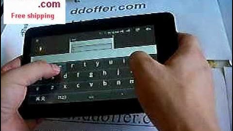 7" Touch Screen Wifi Laptop Apad Iped Rockchip 2808 Google Android with Camera