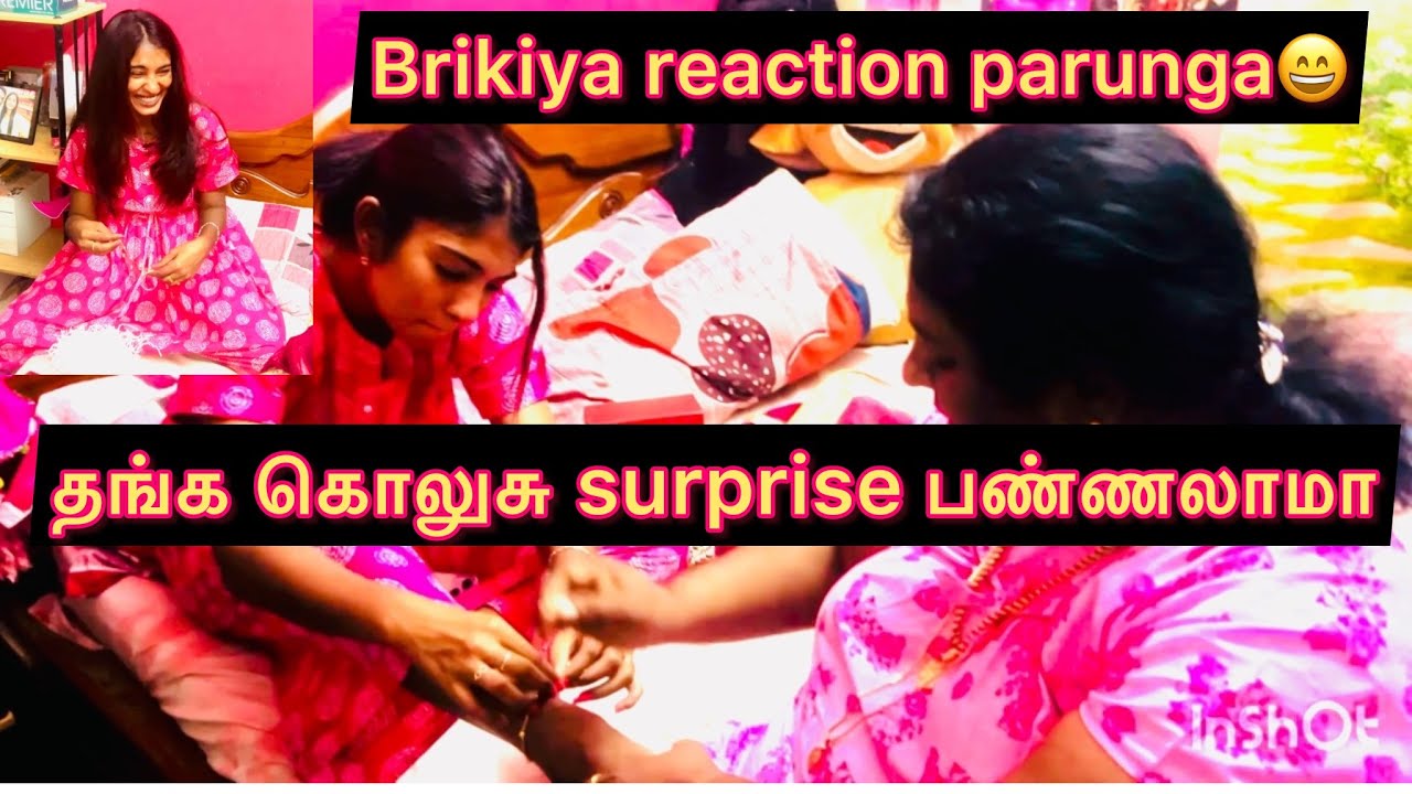 Gold anklet (கொலுசு)surprise vlog😎😍Brikiya reaction 😟very disappointed #jesurathi #hinanbargale 
