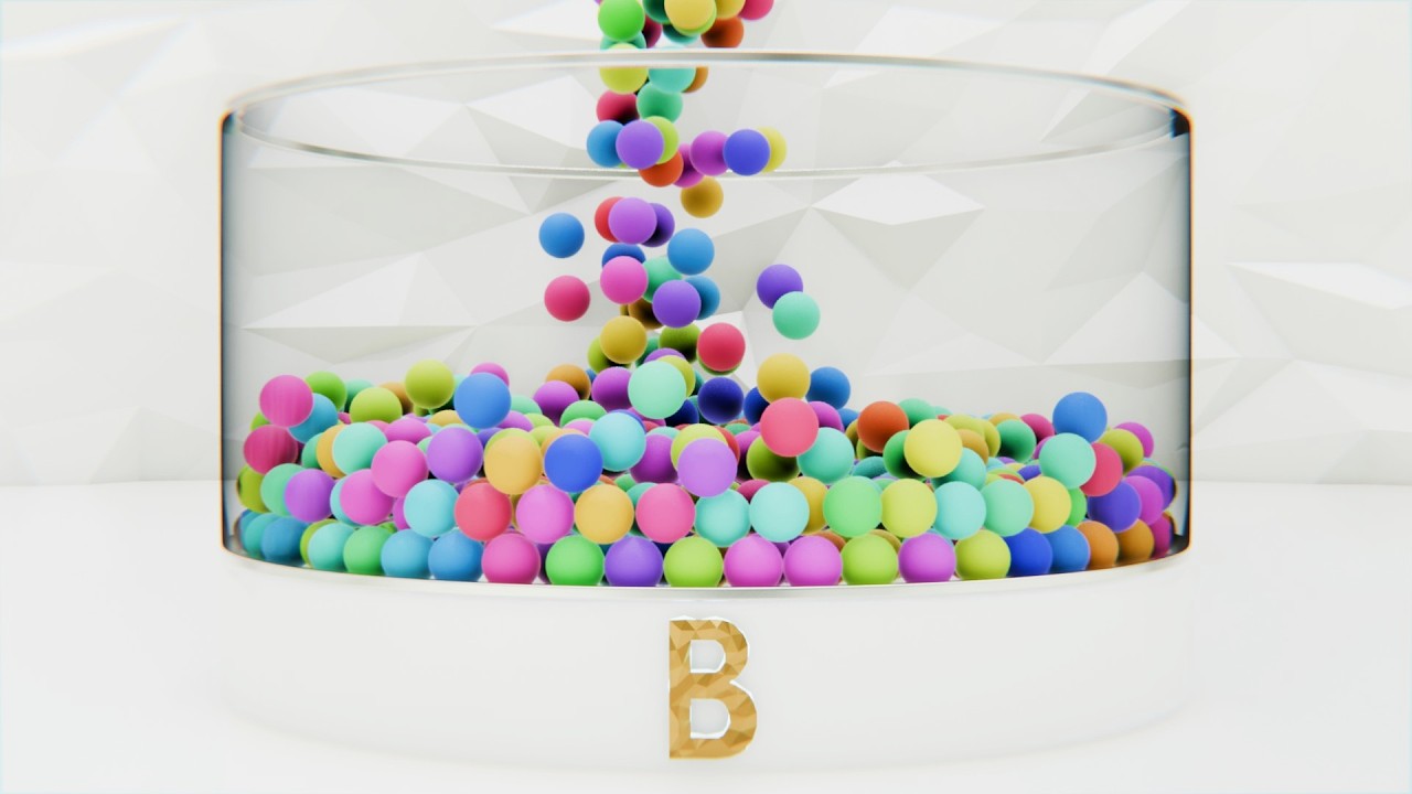 💦 FILL & SPILL | Colorful Ball DROP Simulation - YouTube