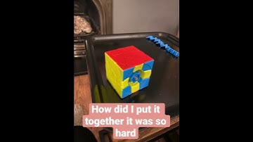 How did I solve the pentacle cube #viral #solvingarubikscube