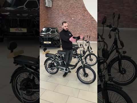 Електровелосипед Corso Powerfull 20" 500W (48V 13Ah) | До 40 км/год | Сріблястий | Безкоштовна доставка, видео 1