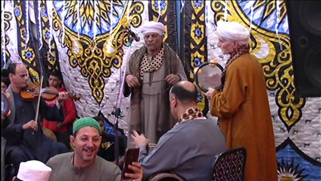 زكري المولد النبوي الشيخ عبد الغفار القونى بكفر السكريه عند الحاج سيد ابو زيادة ث الشيخ احمد البيومي