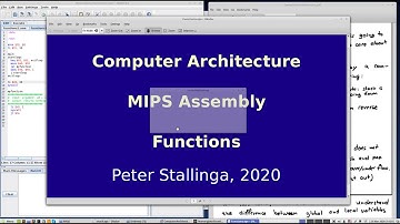 Computer Architecture: MIPS: Functions (2/3)