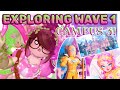 EVERYTHING IN WAVE 1, FIRST VISIT! CAN I FINISH THE CHALLANGES?! ROYALE HIGH CAMPUS 3 WAVE 1 !!