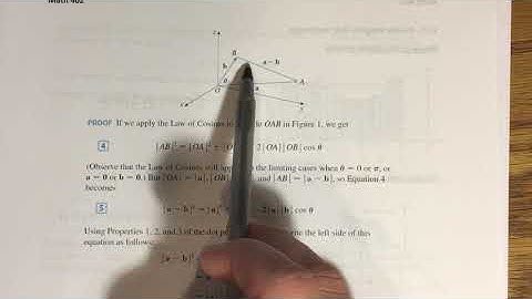 12.3 - The Dot Product (Part 1)