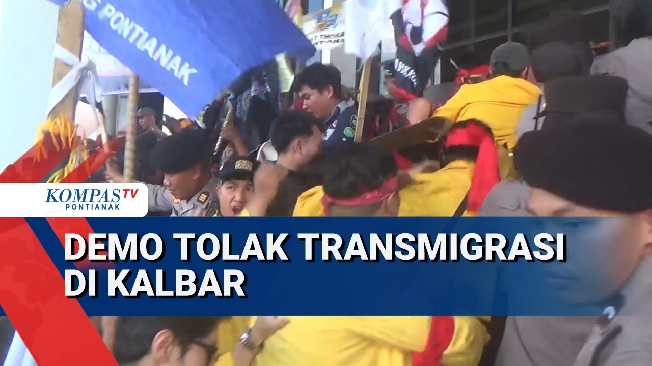 Demo Tolak Transmigrasi di Kalbar