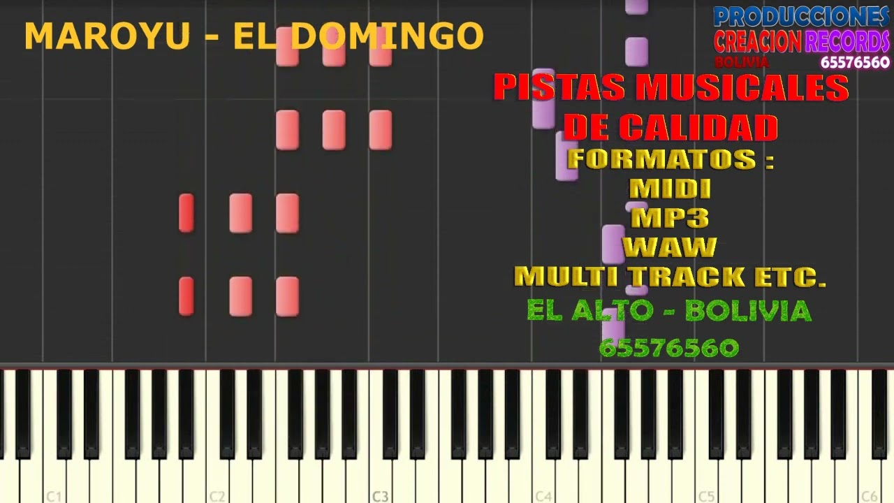 MAROYU ~ EL DOMINGO ( Pista & Tutorial )