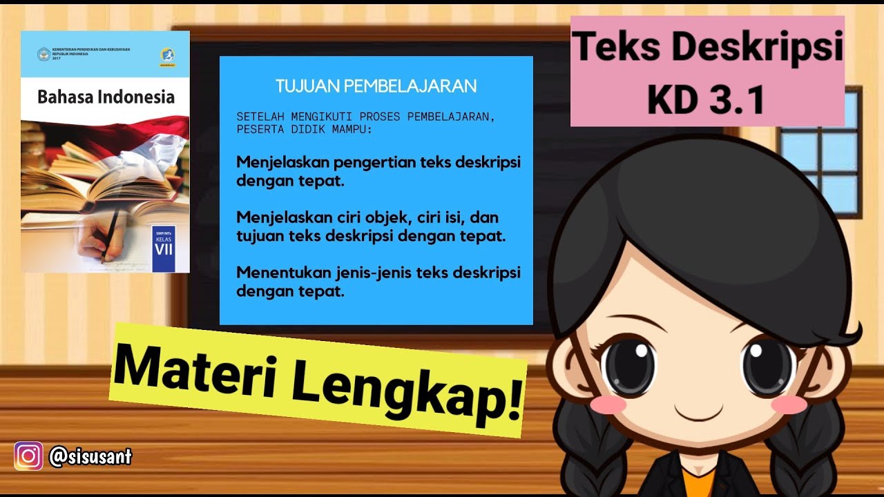 Video Pembelajaran Teks Deskripsi Kelas 7, Mengidentifikasi Informasi