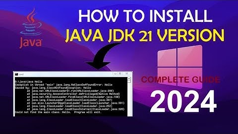 JAVA JDK 21 INSTALLATION