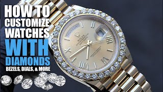 How To Customize Watches With Diamonds (Bezels, Dials, Icing Out, & More) Rolex, Audemars Piguet screenshot 2