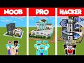 Minecraft NOOB vs PRO vs HACKER: SAFEST FAMILY HOUSE BUILD CHALLENGE in Minecraft / Animation