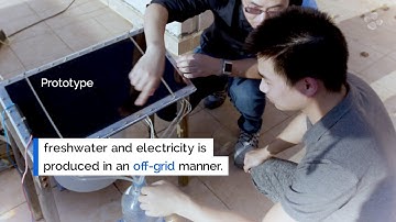 KAUST Research: Device provides electricity and desalinates water