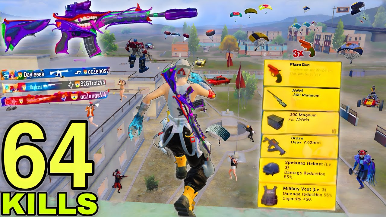 64 KILLS!!😱 MY NEW SEASON RECORD in NEW MODE w/ BEST X-SUIT😍SAMSUNG,A7,A8,J5,J7,J2,J3,XS,A3,A4,A5,A6