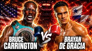 TOO SHARP TO SURVIVE- Bruce Carrington (USA) vs Brayan De Gracia (Panama) | Boxing TKO Highlights HD
