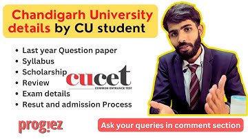 CUCET Chandigarh University Entrance Test 2024  | Previous Year Papers | Syllabus | Review |Result