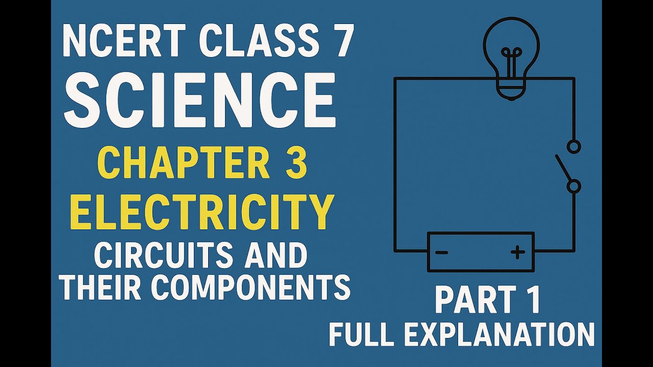 NCERT Class 7, Science – Chapter 3, Part 1: "Electricity – Circuits and ...