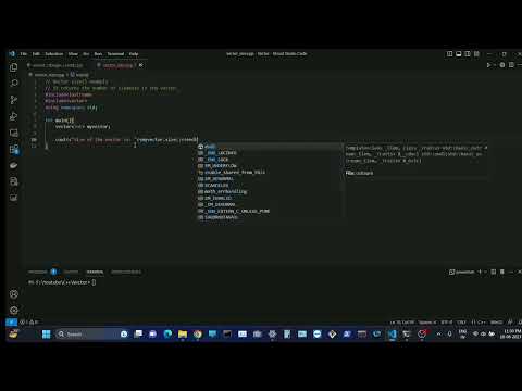 C++ Programming | Vector size() #shorts #programming #cpp