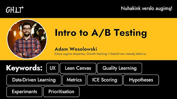 Intro to A/B Testing by Adam Wesolowski @GrowthHacking23 Conference