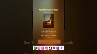 War in the name of peace #onelove #bobmarley #reaggae #waitinginvain #thewailers
