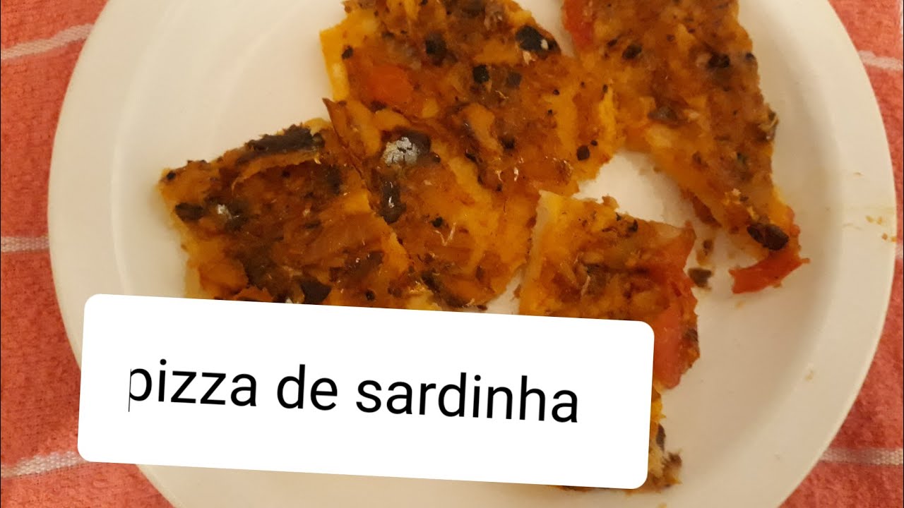 Pizza de sardinha de liquidificador YouTube