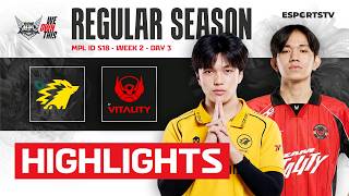 Bigetron by Vitality vs ONIC HIGHLIGHTS MPL ID S18 | ONIC vs BTR