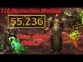 110 Destruction Warlock Twink Battlegrounds Carnage (BFA 8.3)