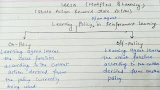 SARSA - lecture 99/machine learning