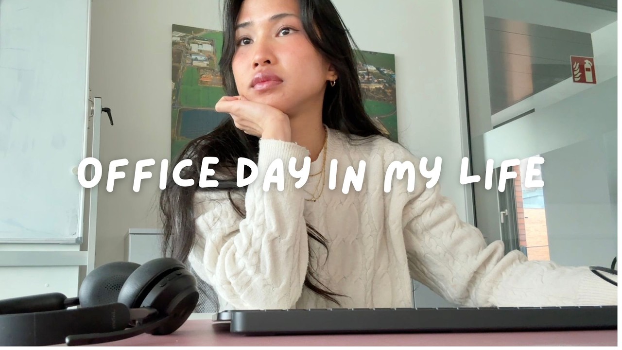 an office day in mylife *ไม่อยากไป* | ชีวิตทำงานในเยอรมัน ทำข้าวยำไก่แซ่บ + เล่นกับแมว (eng sub)