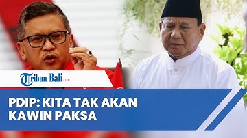Prabowo Enggan Jadi Cawapres Ganjar, PDIP Kita Tak Akan Kawin Paksa