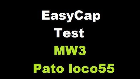 Easycap Quality Test - Cod Mw3 Gameplay