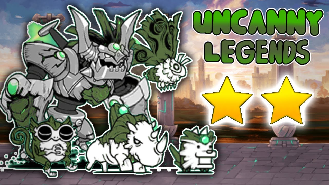 Battle Cats Uncanny Legends Speedrun through All 2 Crown Maps (Ver