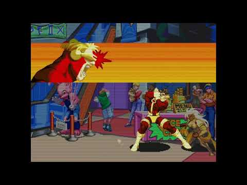 X-Men vs. Street Fighter - Wolverine, Storm vs. Charlie, Cyclops 2