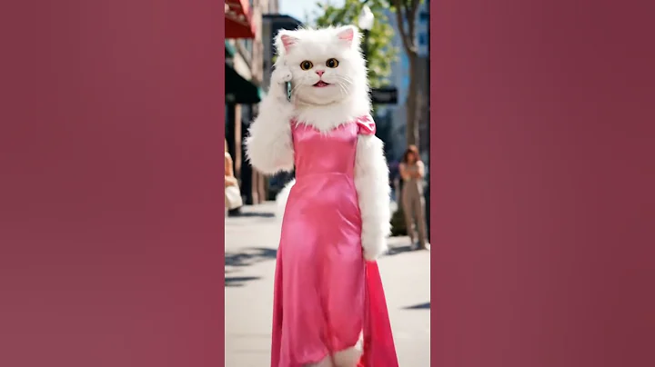 Video 11416331: persian cat falls, cute white persian cat, cat rescue