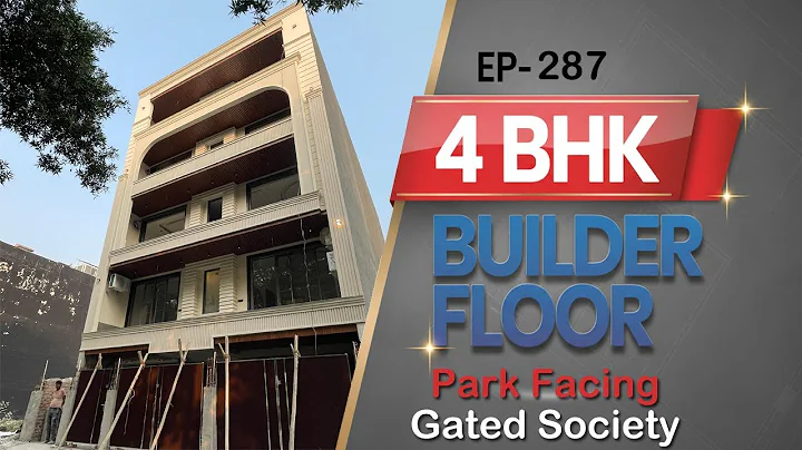 Buy 4 BHK Park Facing Builder Floor In A Secured Gated Society | s1ep287 | Properties in faridabad