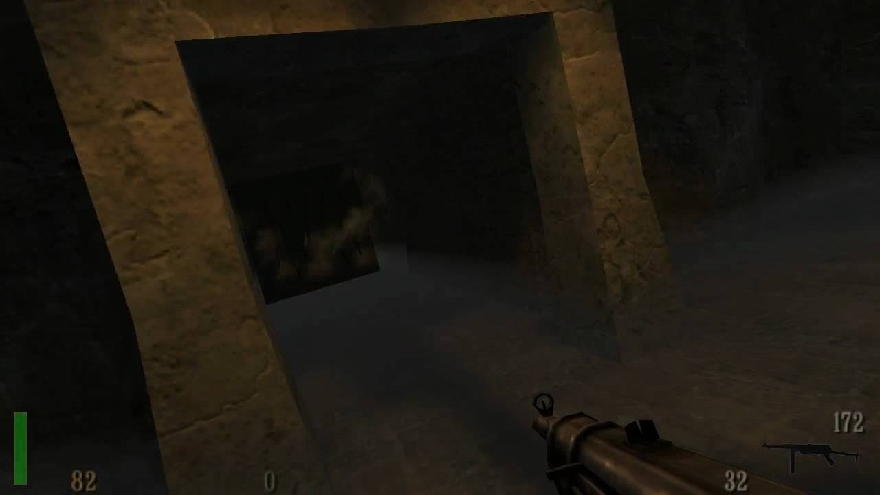 Return to Castle Wolfenstein Walkthrough [Mission 2, Level 3: Crypt] [RUS]