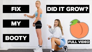 HOW WE ”FIXED” HER PANCAKE BUTT WITH THESE 7 EXERCISES - FULL VIDEO *RAW & REAL*