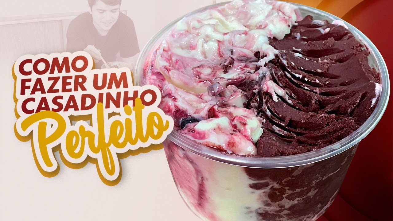 COMO FAZER UM CASADINHO PERFEITO DE AÇAÍ COM SORVETE (passo a passo)