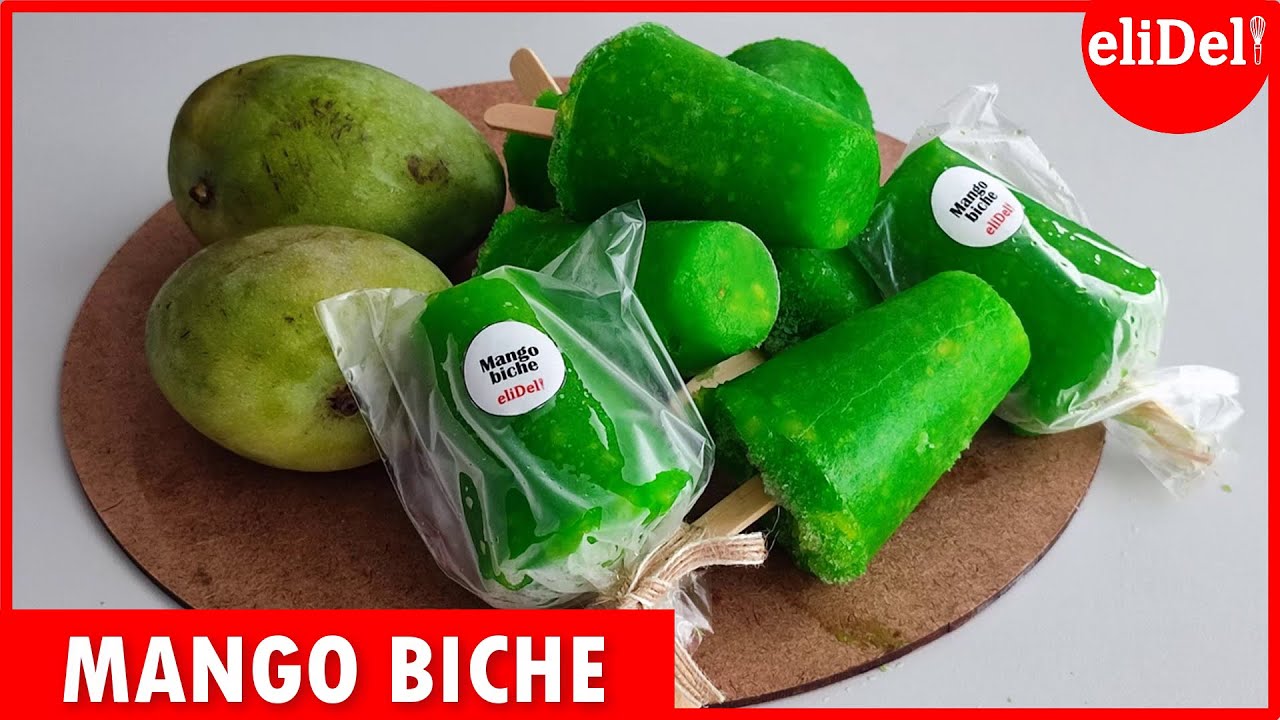 CÓMO HACER HELADOS DE MANGO BICHE🥭